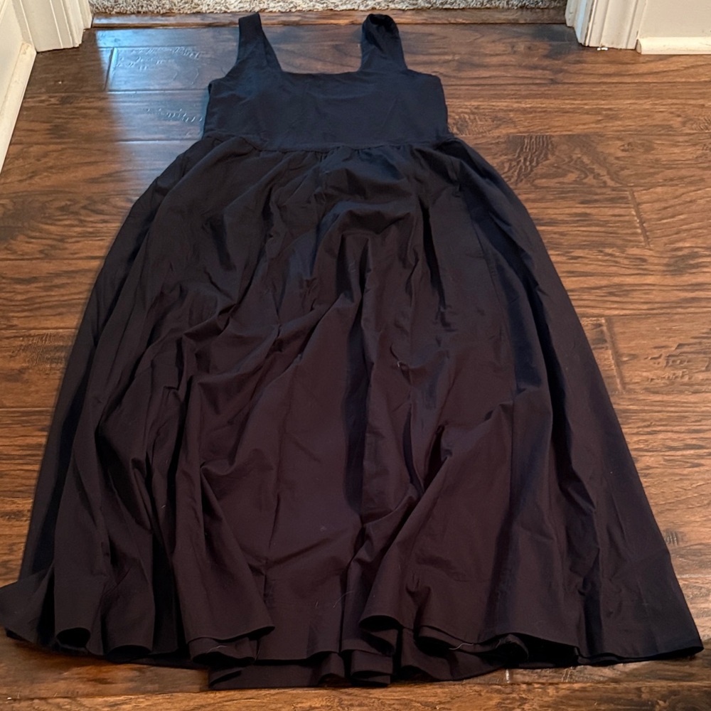 Everlane Black Midi Tank Dress - Picture 6 of 9